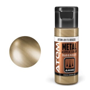ATOM Metallic Acrylic Paint Brass ATOM-20173