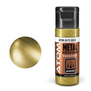 ATOM Metallic Acrylic Paint Gold ATOM-20172
