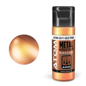 ATOM Metallic Acrylic Paint Gold Pink ATOM-20171