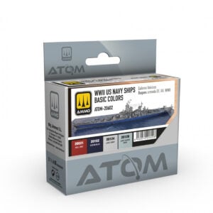 Ammo by Mig ATOM WWII US Navy Ships Basic Colors Paint Set ATOM-20602