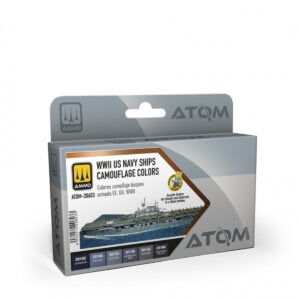Ammo by Mig ATOM WWII US Navy Ships Camauflage Colors Paint Set ATOM-20603
