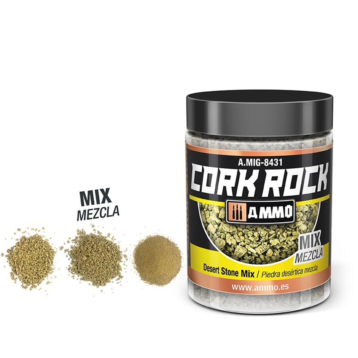 Ammo by Mig Terraform Cork Rock Desert Stone Mix 100ml AMIG8431