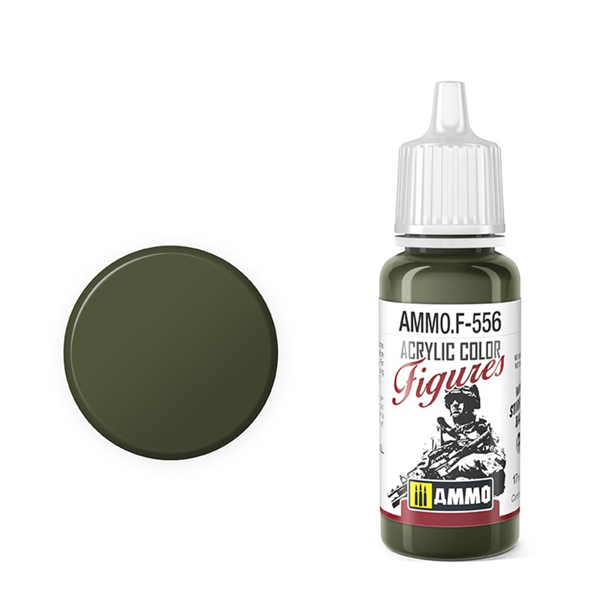 Ammo by Mig Figures Paints Dark Green AMMOF556