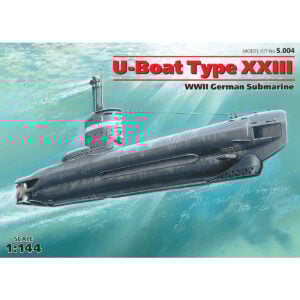 ICM U-Boat Type XXIII WWII German Submarine 1/144 Scale S.004
