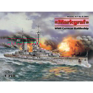 ICM Markgraf WWI German Battleship 1/350 Scale S.005
