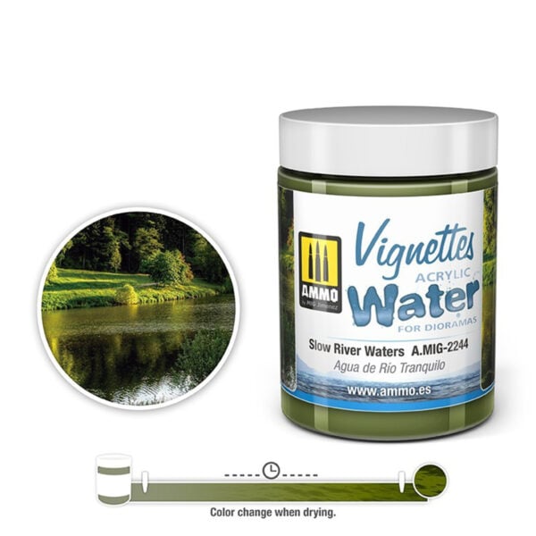 Ammo by Mig Vignettes Slow River Waters Water Dioramas 100ml AMIG2244