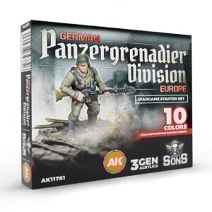 AK Interactive 3rd Generation German Panzergrenadier Europe Paint Set AKI 11781