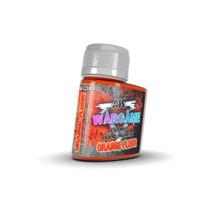 AK Interactive Wargame Enamel Liquid Pigments Orange Fluor 35ml AK1239