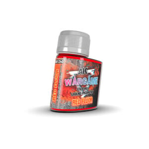 AK Interactive Wargame Enamel Liquid Pigments Red Fluor 35ml AK1240