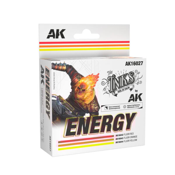 AK Interactive The Inks Energy Colors Set Of 3 AK16027