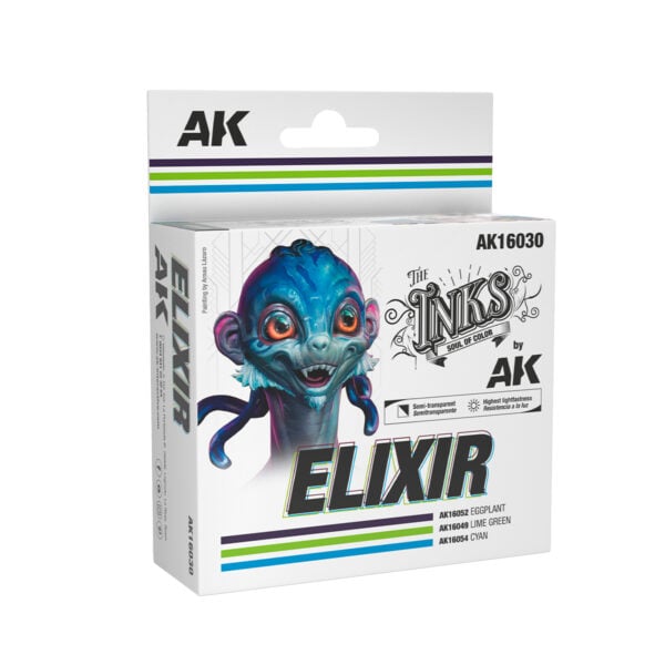 AK Interactive The Inks Elixir Colors Set Of 3 AK16030