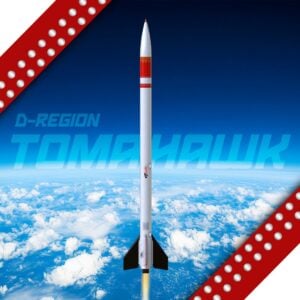 Estes D-Region Tomahawk Flying Model Rocket Kit 2037