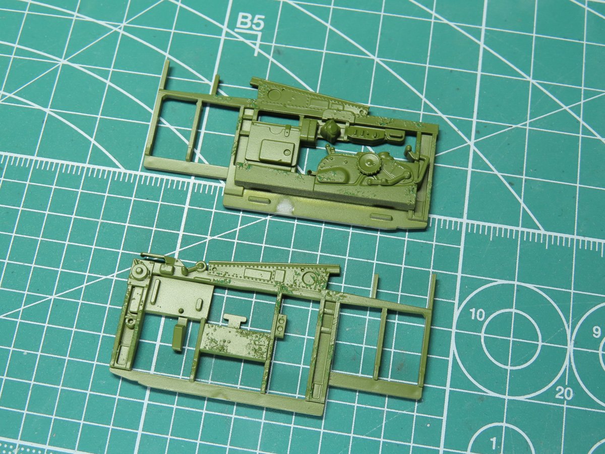 Interior Painted Zinc Chromate Green