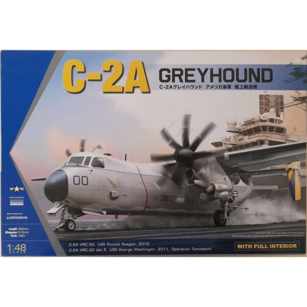 Kinetic Models C-2A Greyhound with Full Interior 1/48 Scale K48025