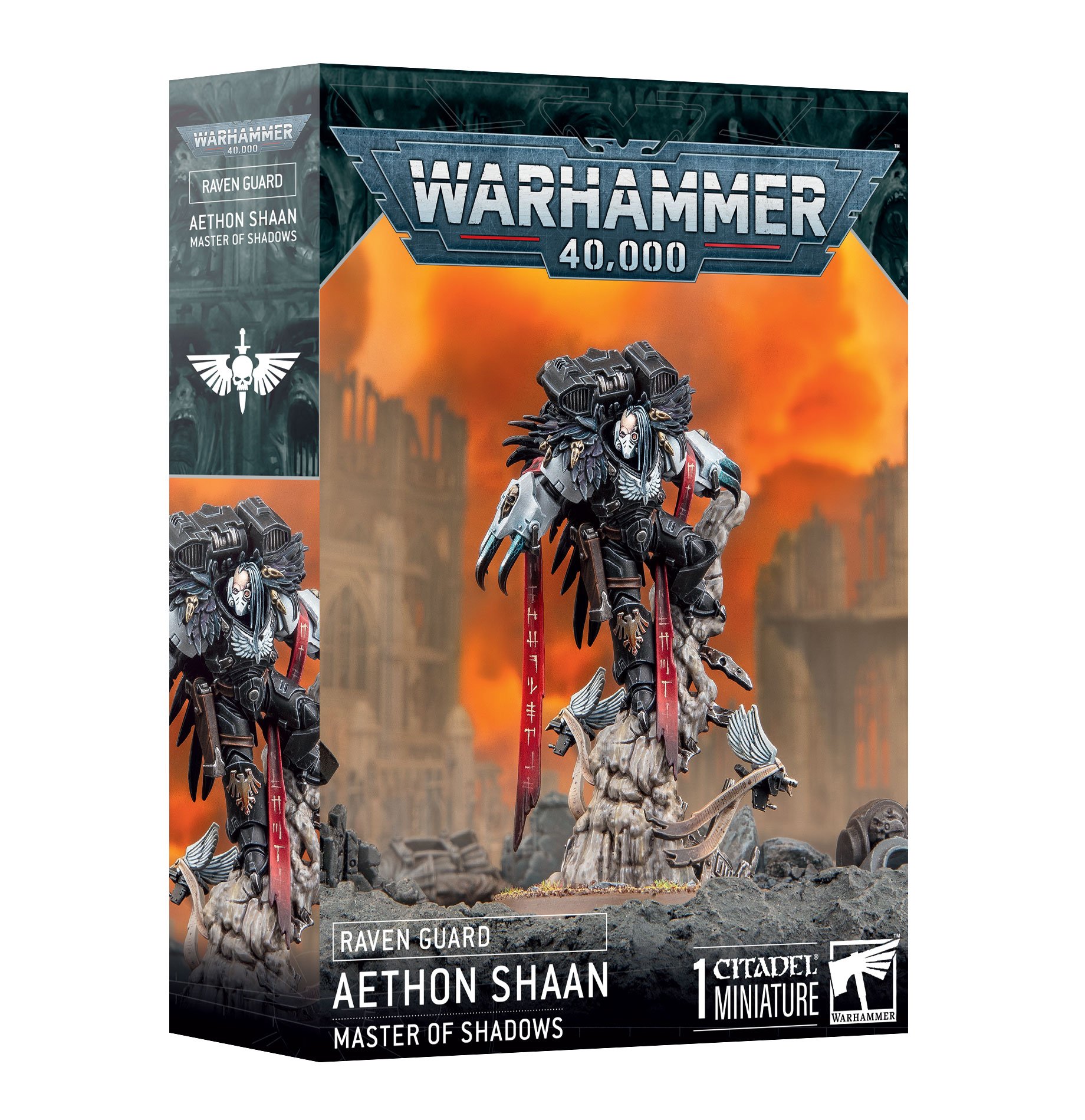 Aethon Shaan Raven Guard Warhammer 40000 55-60 Box