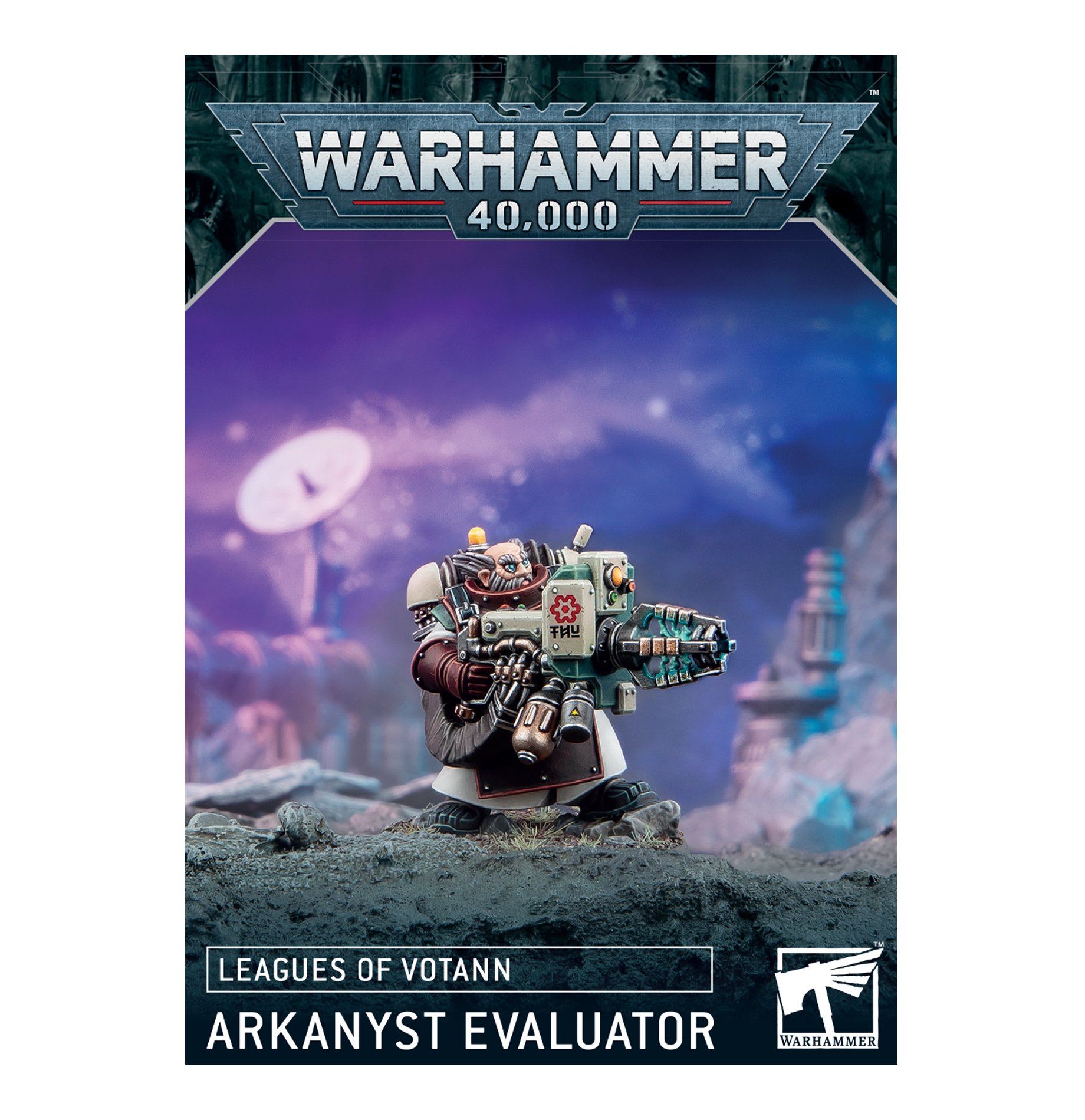 Arkanyst Evaluator Leagues of Votann Warhammer 40000 69-21 Box