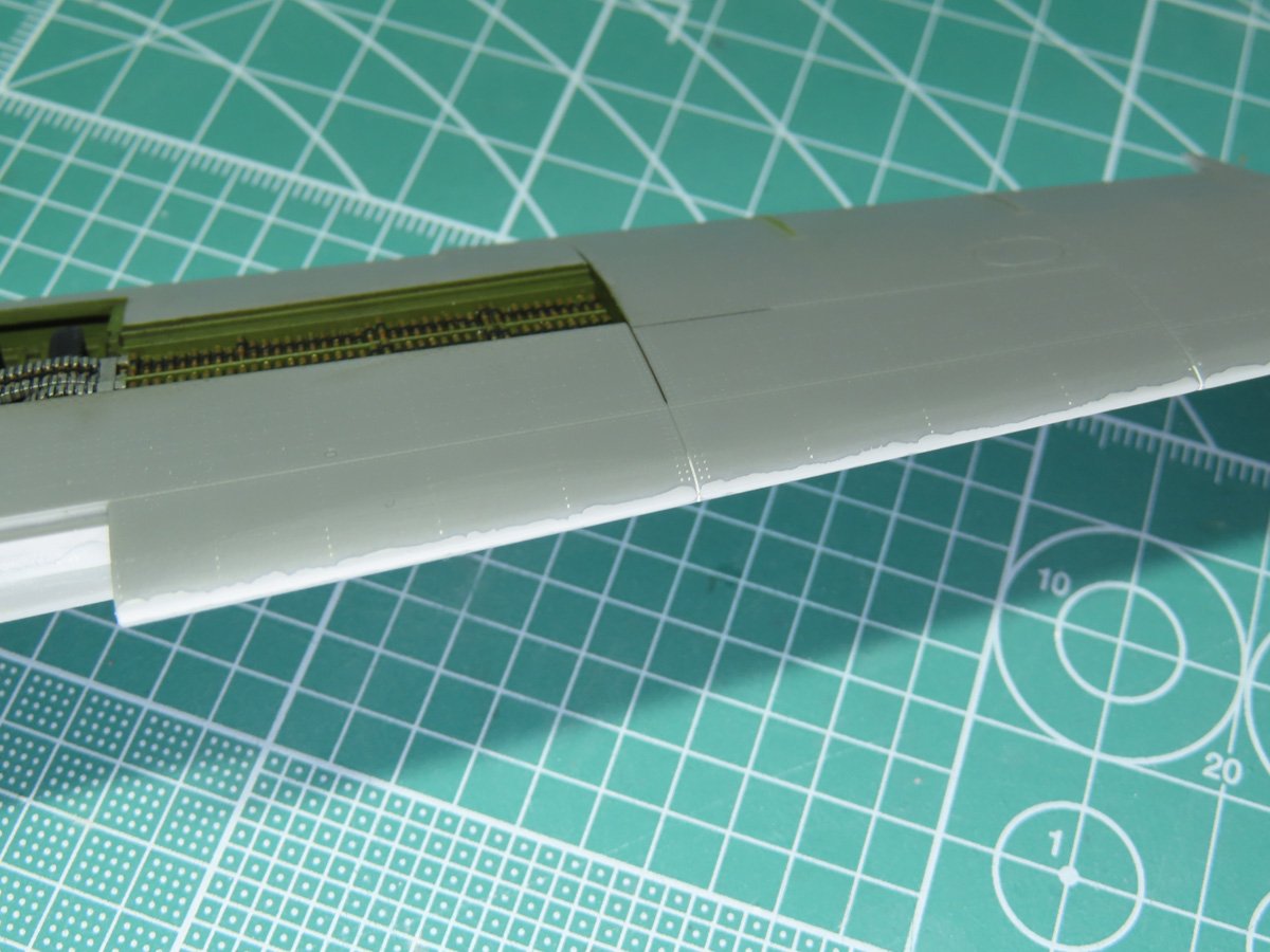 Gluing Parts of Wing Sections