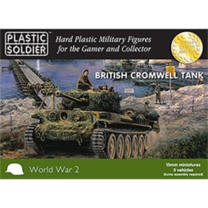 Plastic Soldier Company British Cromwell Tank Set of 5 Vehicles 15MM PSC WW2V15022