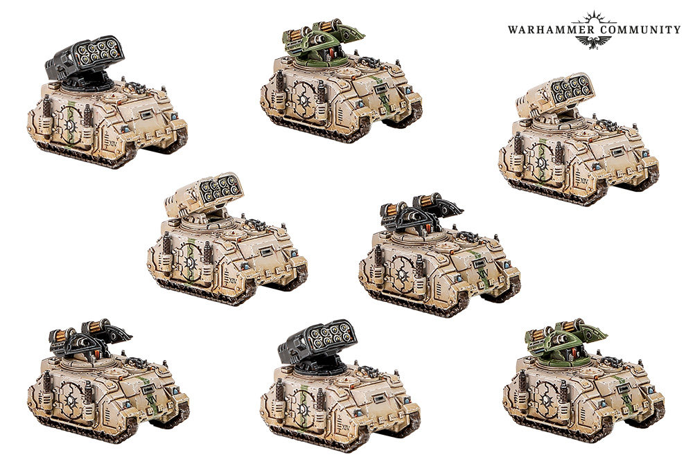 Whirlwind and Scorpius Missile Tank Squadrons Legion Imperialis The Horus Heresy Warhammer 03-94