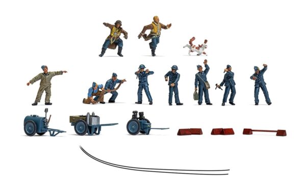 Airfix WWII RAF Ground Crew Set of 10 Figures 1/48 Scale A04702