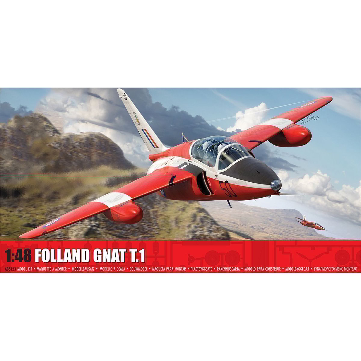 Airfix Folland Gnat T.1 1/48 Scale A05123
