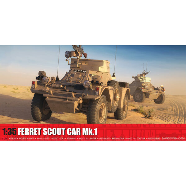 Airfix Ferret Scout Car Mk.I 1/35 Scale A1386