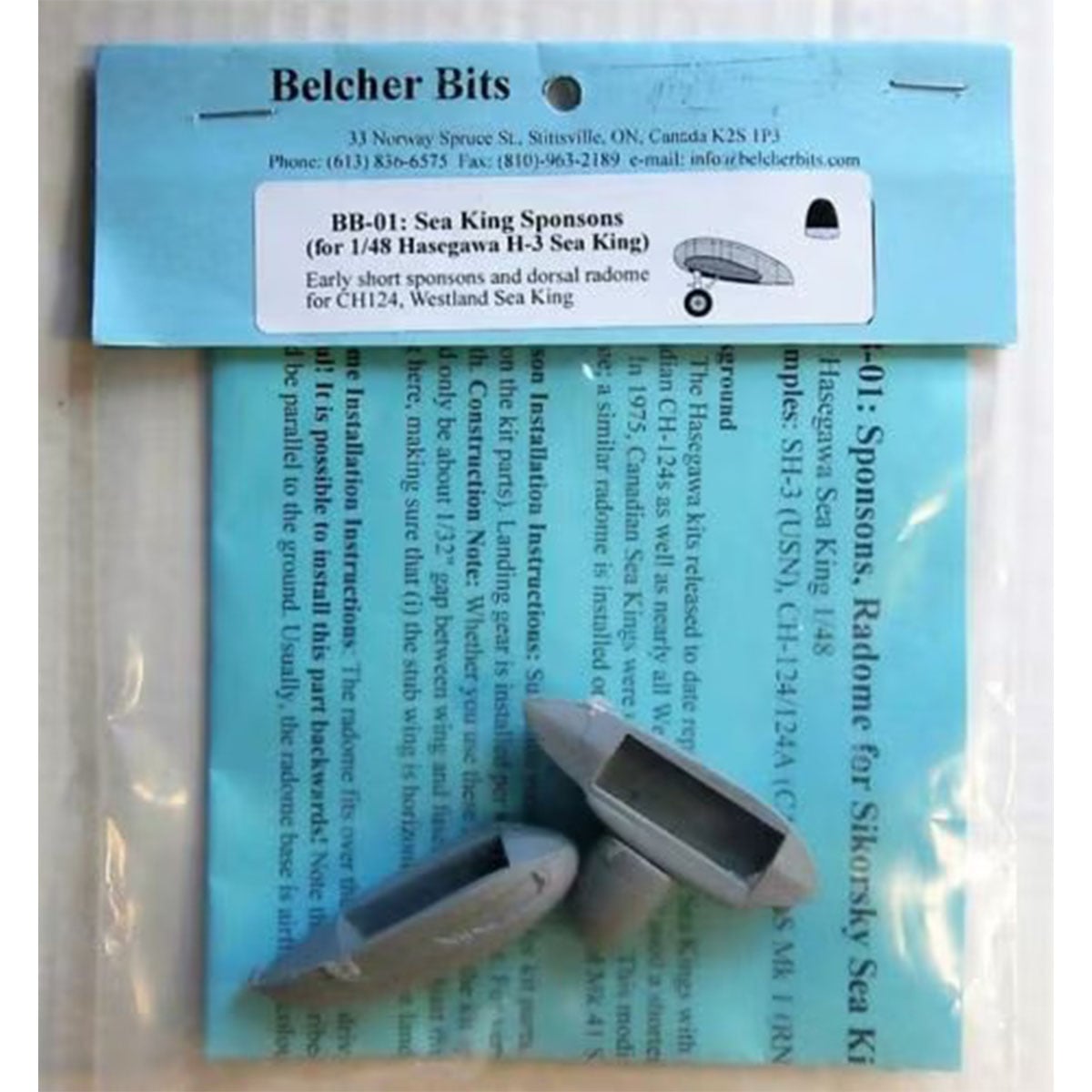 Belcher Bits Sea King Sponsons BB1