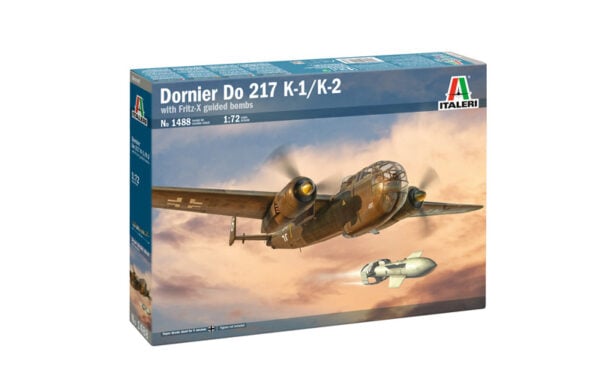 Italeri DO 217 K-1/K-2 with FRITZ X Bombs 1/72 Scale 1488