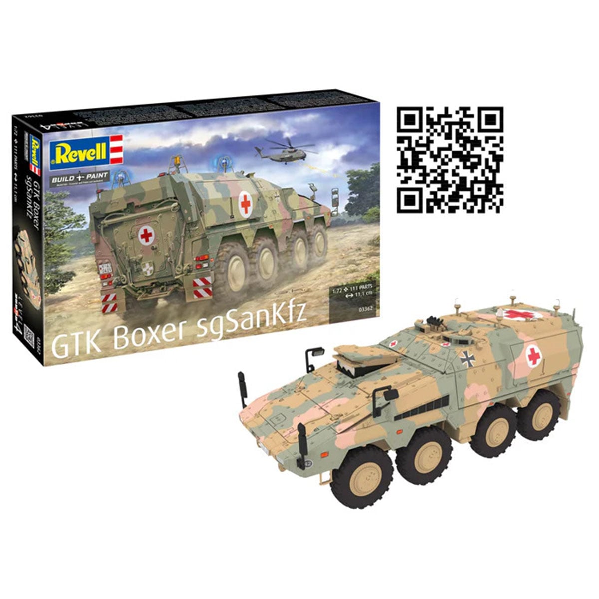 Revell GTK Boxer sgSanKfz Ambulance 1/72 Scale 03362