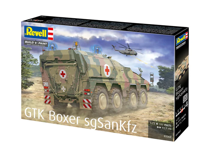 Revell GTK Boxer sgSanKfz Ambulance 1/72 Scale 03362