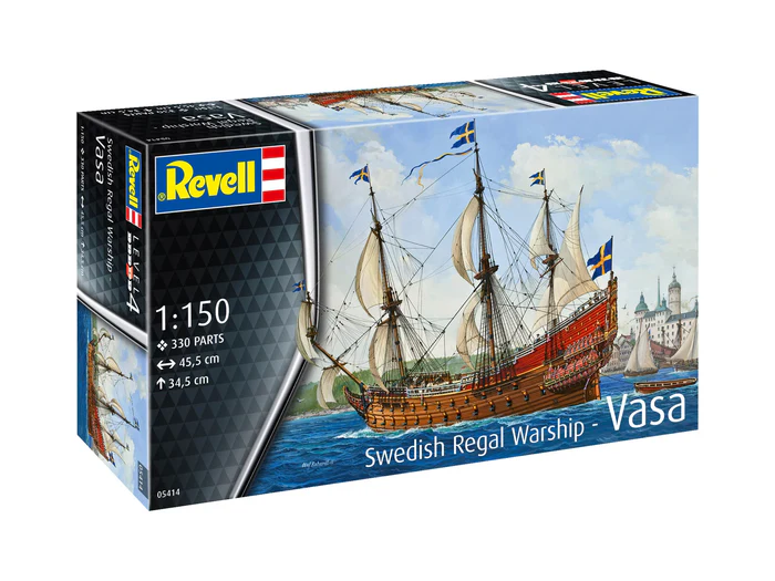 Revell Swedish Regal Ship Vasa 1/150 Scale 05414