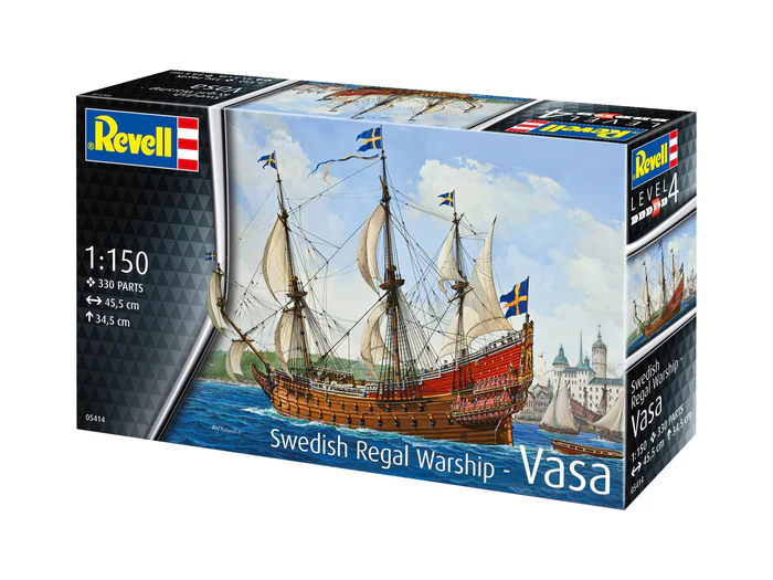 Revell Swedish Regal Ship Vasa 1/150 Scale 05414