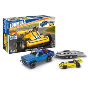 Revell 1978 Chevy Off-Road Pickup and Malibu Grand Prix Virage and Trailer 1/24 Scale 85-4581 14581