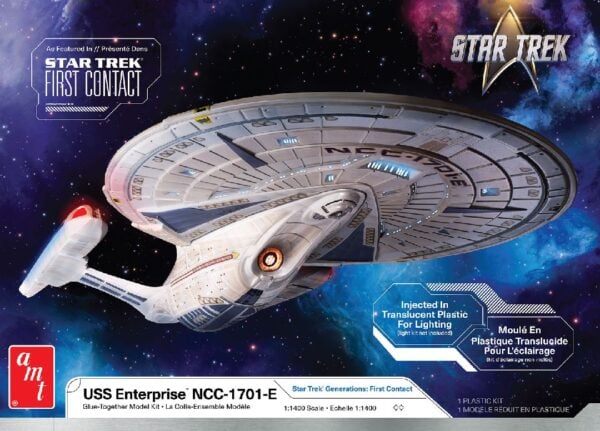 AMT U.S.S. Enterprise NCC-1701-E Translucent 1/1400 Scale 1405