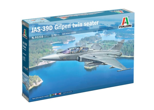 Italeri JAS-39D Gripen Twin Seater 1/72 Scale 1216