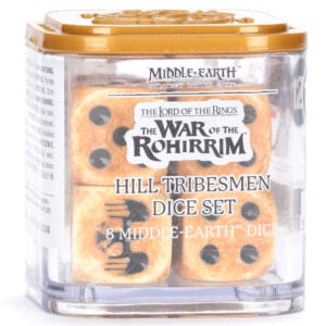 Hill Tribesmen Dice Set of 8 Middle-Earth Strategy Battle Game 30-93 Box