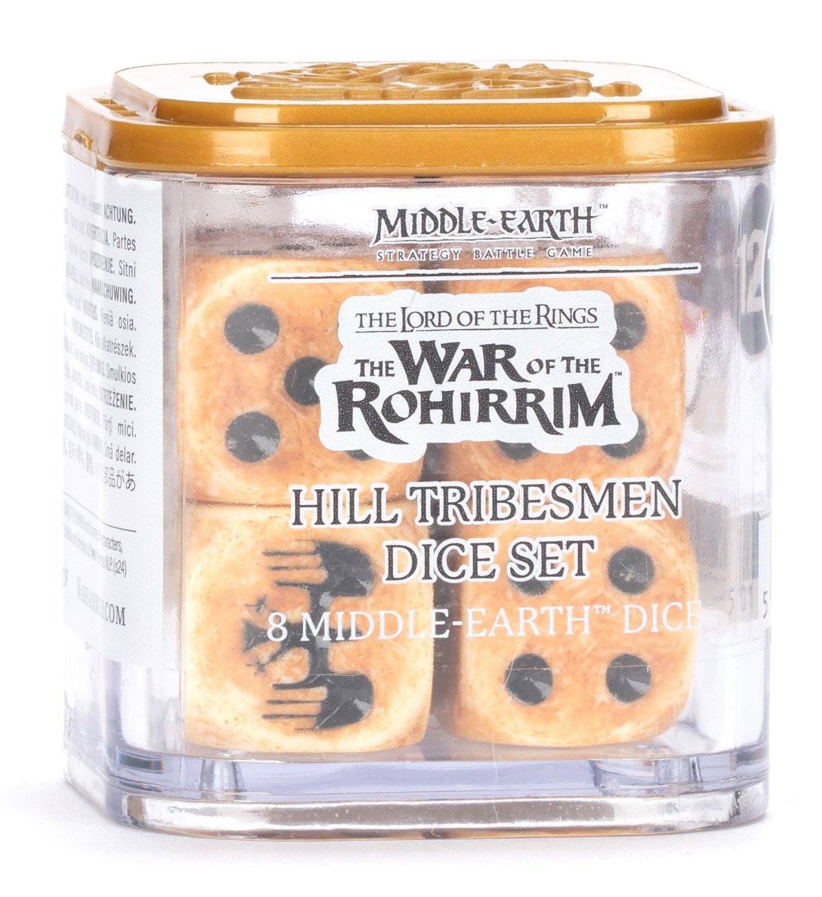 Hill Tribesmen Dice Set of 8 Middle-Earth Strategy Battle Game 30-93 Box