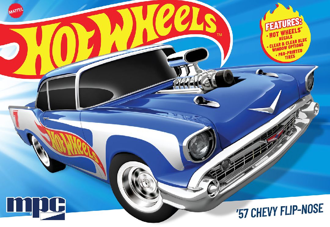MPC 1957 Chevy Sedan Flip Nose Hot Wheels 1/25 Scale MPC1031