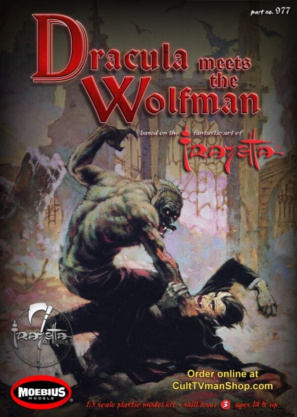 Moebius Frazetta Dracula Meets the Wolfman 1/8 Scale 977