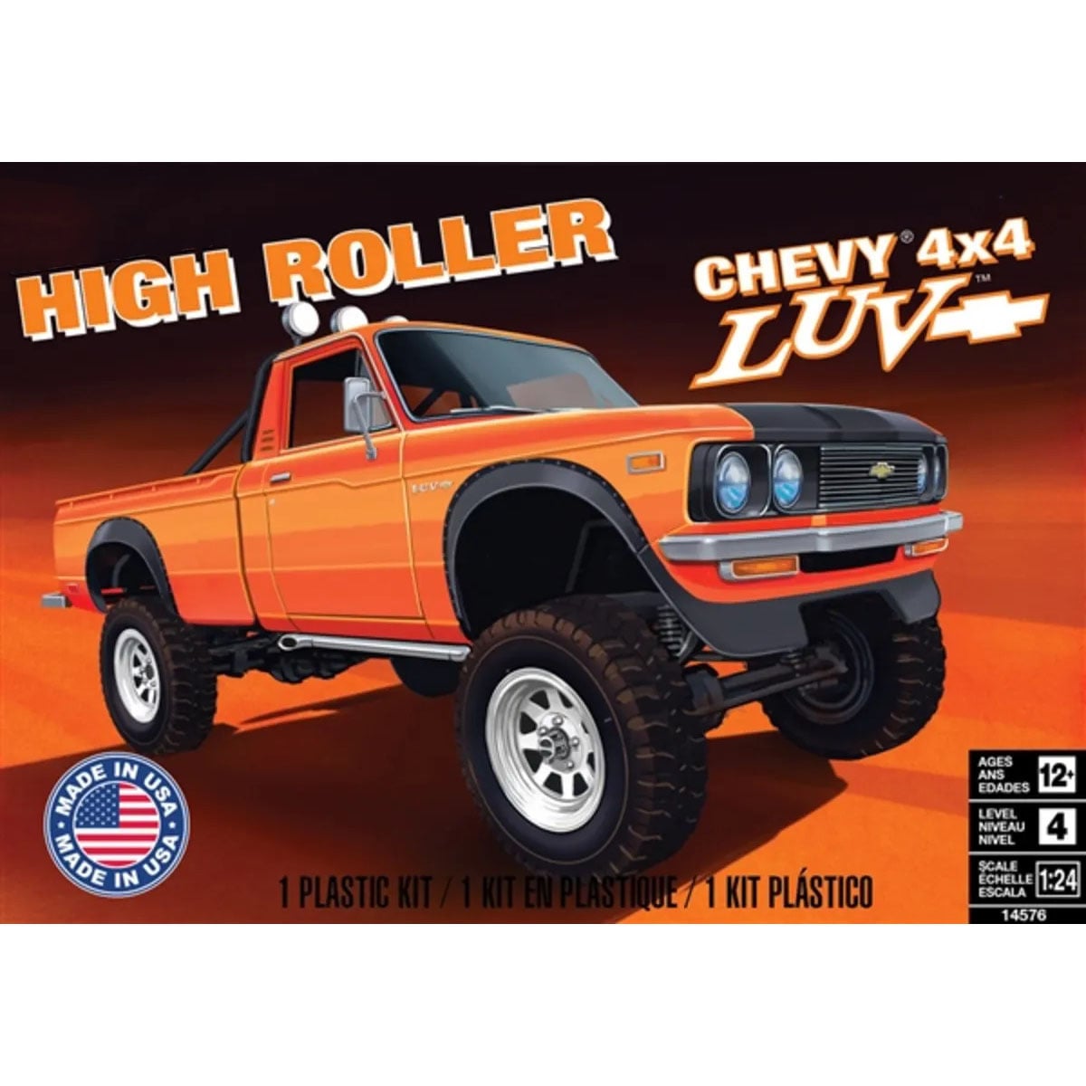 Revell Chevy 4x4 Luv High Roller 1/24 Scale 85-4576 14576
