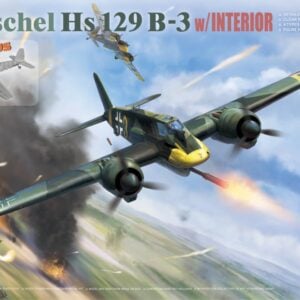 Takom Wings Henschel Hs129 B-3 with Interior and Clear Parts 1/48 Scale 48002