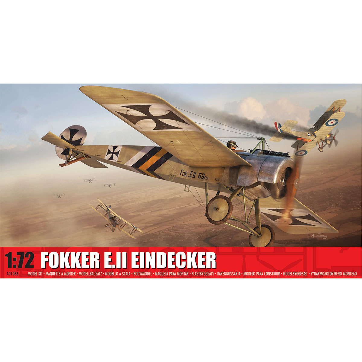 Airfix Fokker E.II Eindecker 1/72 Scale A01086