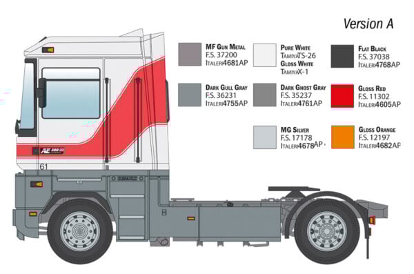 Italeri Renault AE500 Magnum Truck 1/24 Scale 3969