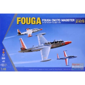 Kinetic Fouga CM.170 Magister Pack of 2 Kits1/48 Scale K48051