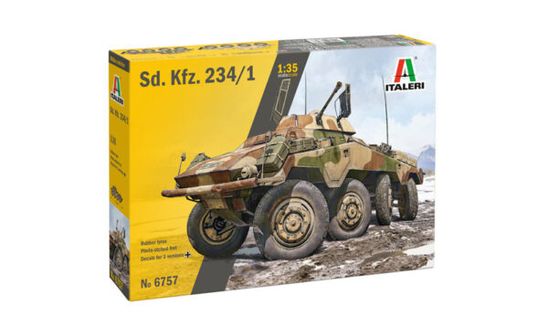 Italeri Sd. Kfz. 234/1 Armoured Car 1/35 Scale 6757