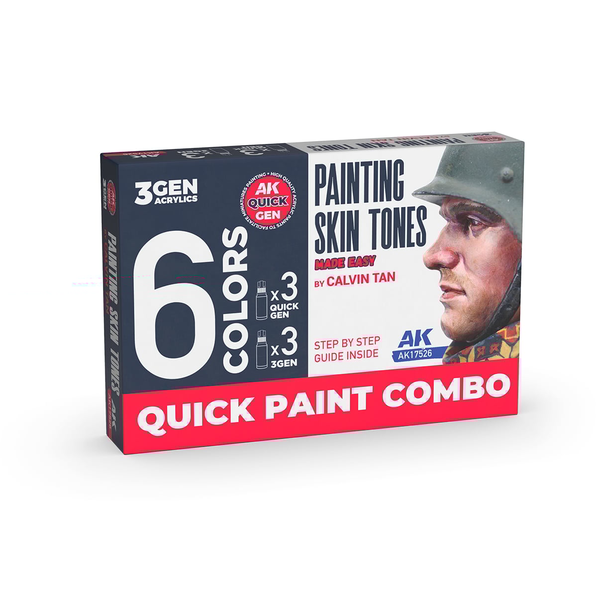 AK Interactive 3rd Generation Painting Skin Tones Paint Set AK17526