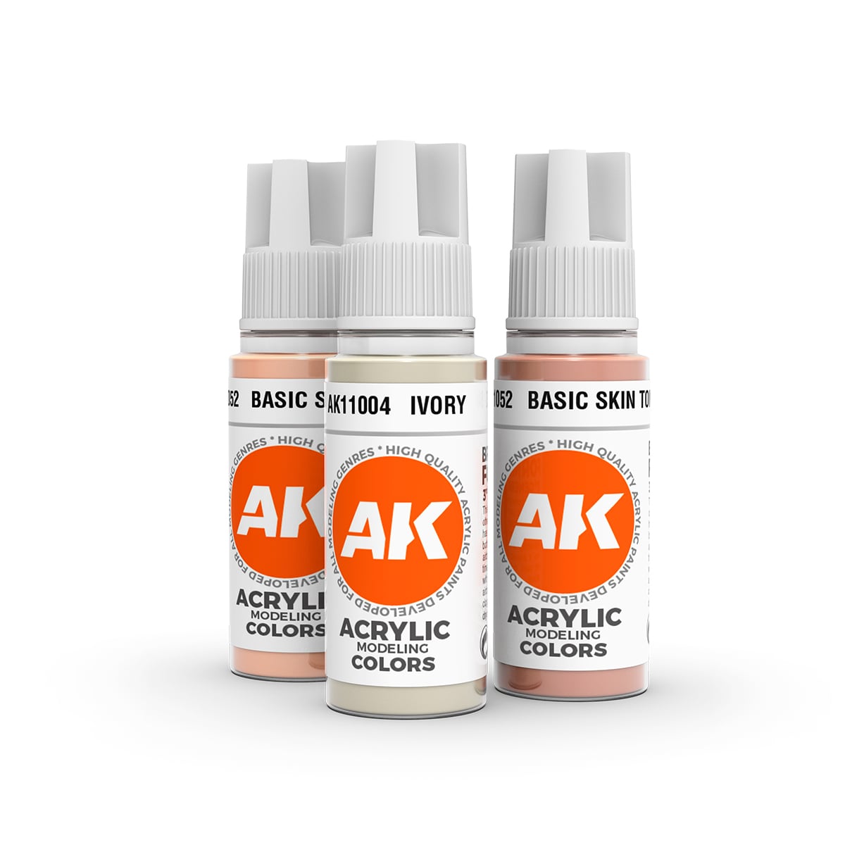 AK Interactive 3rd Generation Painting Skin Tones Paint Set AK17526