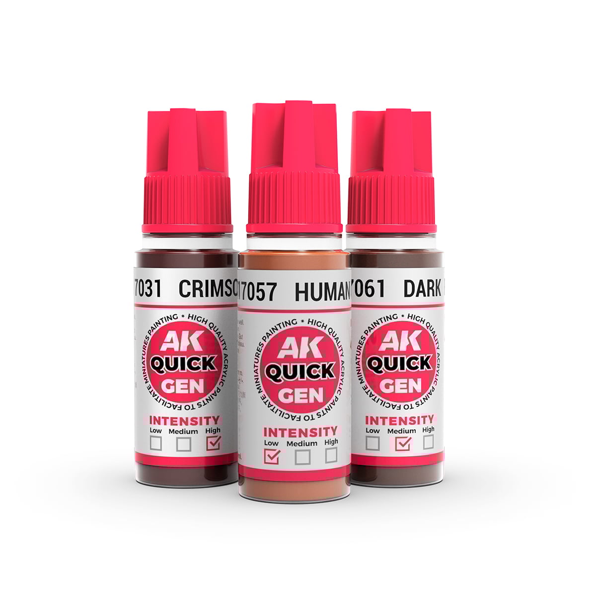 AK Interactive 3rd Generation Painting Skin Tones Paint Set AK17526