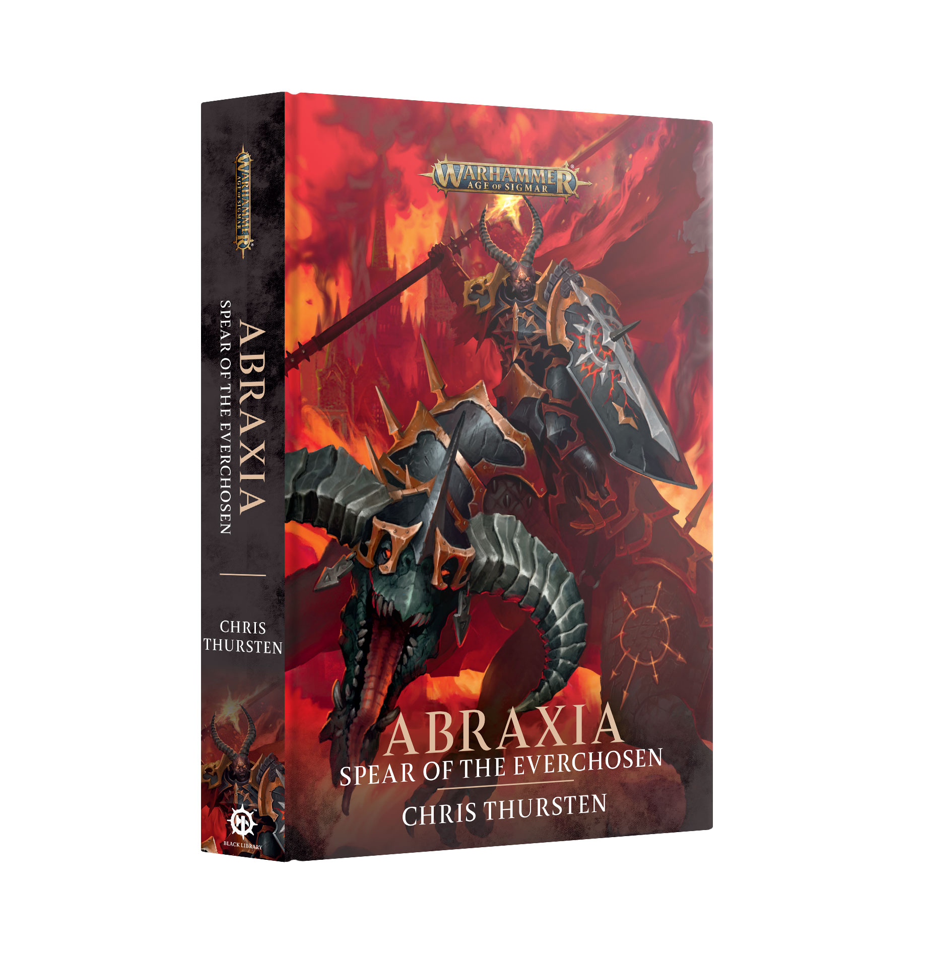 Abraxia Spear of the Everchosen Age of Sigmar Warhammer Black Library Hardback BL3260 Cover