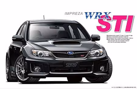 Aoshima 2010 GRB Impreza WRX STI 5door 1/24 Scale 050538